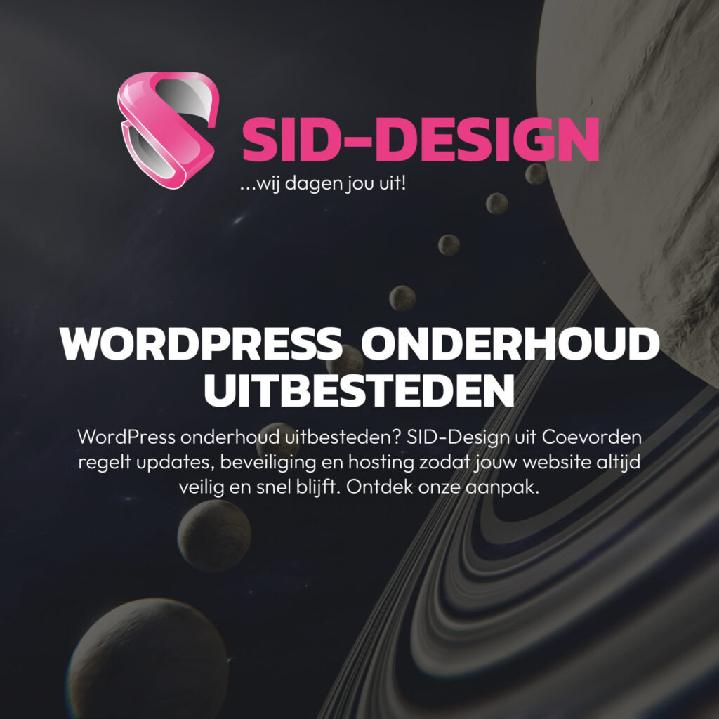 WordPress onderhoud uitbesteden