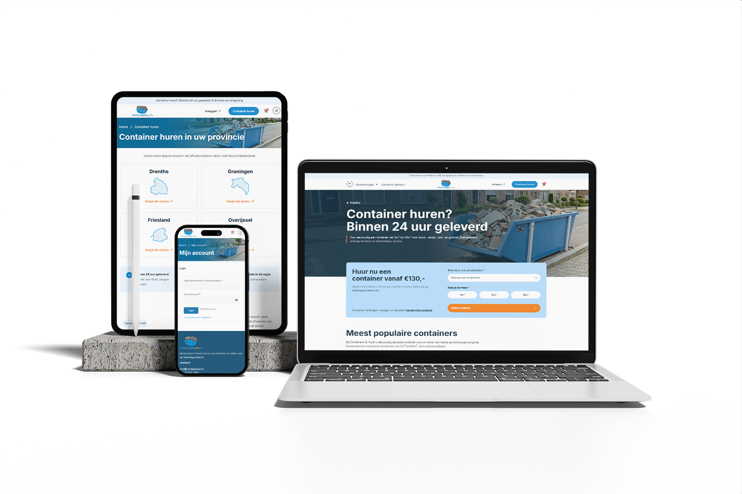Webshop container XL